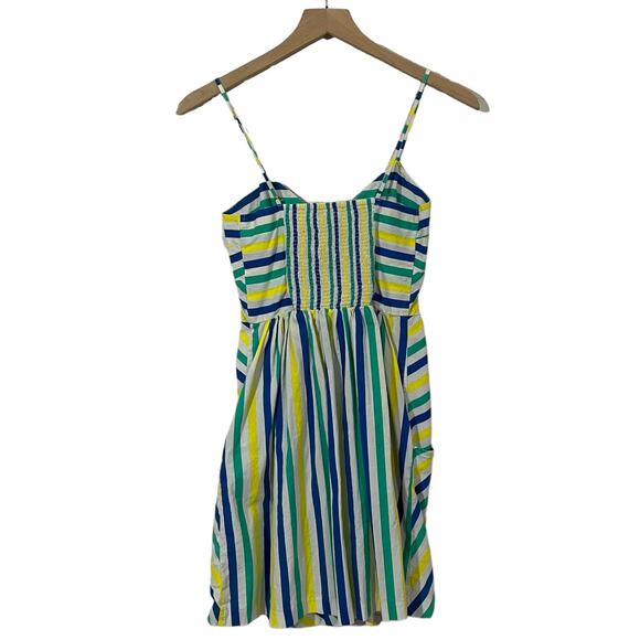 Cooperative by Urban Outfitters Striped Sundress - Yellow/Blue/Green - Small - Picture 4 of 11